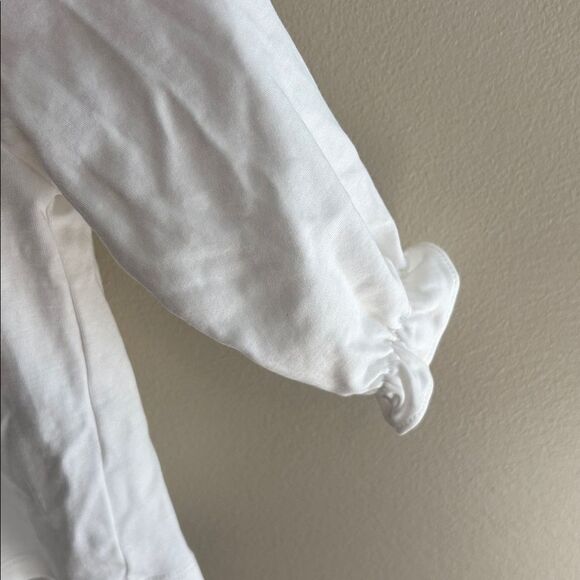 Baby club chic white top with bow collar detail size 9-12 months - Picture 3 of 6